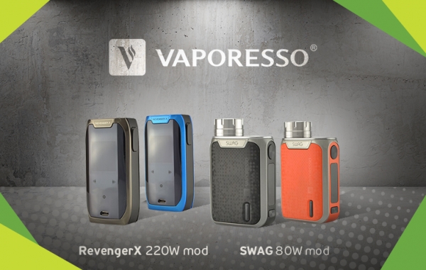 2 νέα ηλεκτρονικά τσιγάρα από τη Vaporesso: Swag και RevengerX